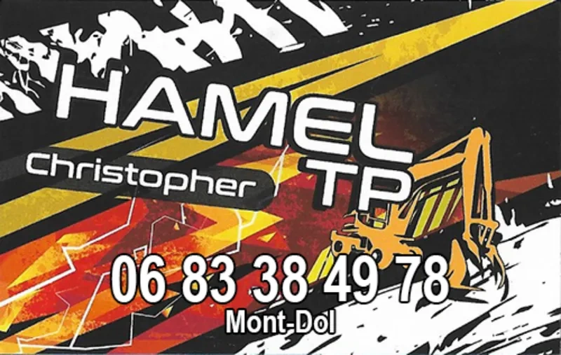 Hamel Tp Terrassement Dol De Bretagne Logo